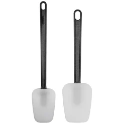 Slickepott Skålat Silikonblad Vit/Svart 250mm