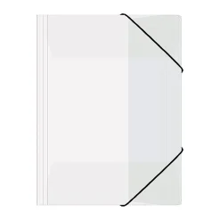 Snoddmapp PP 3-Klaff Transparent A4