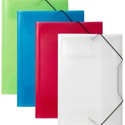 Snoddmapp PP 3-Klaff Transparent A4