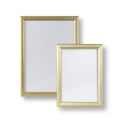 Snäppram Aluminiumprofil Ram 25mm Brons Eloxerad Guld A4