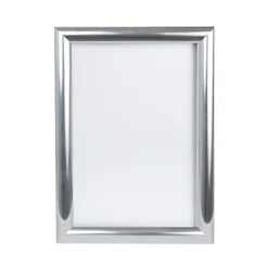 Snäppram Aluminiumprofil Ram 25mm Polerad Silver A4