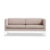 Soffa Lotus Bergamo 3-sits låg rygg Grå
