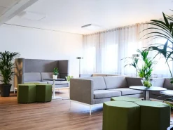 Soffa Lotus Bergamo 3-sits låg rygg Grå