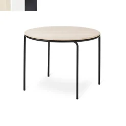 Soffbord inoff Joe Vit/Vit Ø50, H47