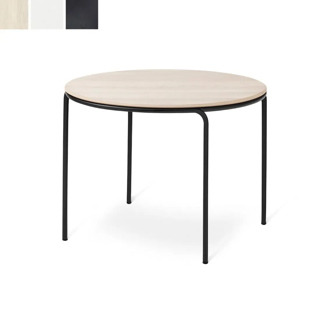 Soffbord inoff Joe Vit/Vit Ø50, H47