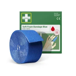 Soft Foam Bandage Cederroth Blå 6cm x 4,5m