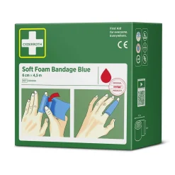 Soft Foam Bandage Cederroth Blå 6cm x 4,5m