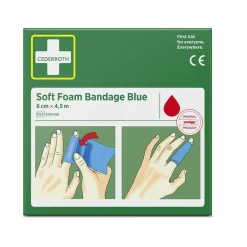 Soft Foam Bandage Cederroth Blå 6cm x 4,5m