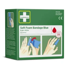 Soft Foam Bandage Cederroth Blå 6cm x 4,5m