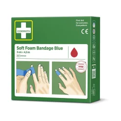 Soft Foam Bandage Cederroth Blå 3cm x 4,5m