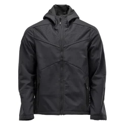 Softshelljacka 22102-649 huva svart stl 2XL