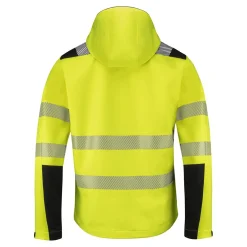 Softshelljacka Texstar FJ87 Varselgul/Svart XS
