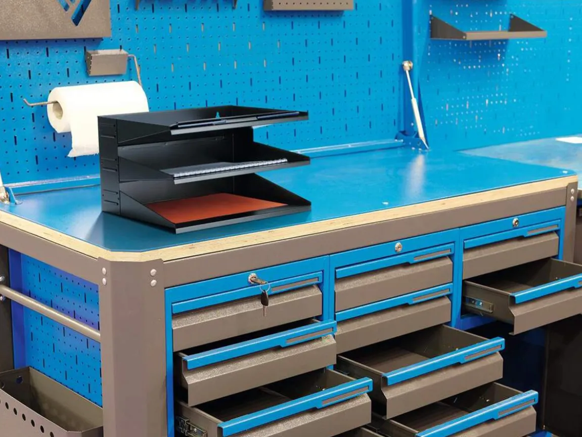Sorteringsfack Durable 3-fack metall svart A4