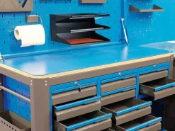 Sorteringsfack Durable 3-fack metall svart A4