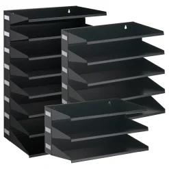 Sorteringsfack Durable 3-fack metall svart A4