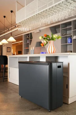 Sorteringskärl Star Station 3x60l Grå/Svart