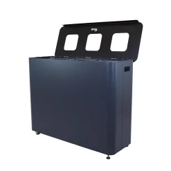 Sorteringskärl Star Station 3x60l Grå/Svart