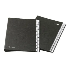 Sorteringsportfölj Pagna Kartong A-Z Svart 270x345mm