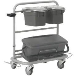 Städvagn Vikan Slimliner Grå 40cm