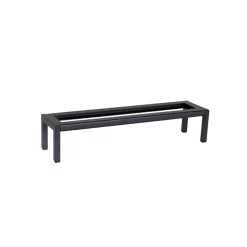 Ställning För Låda GN 2/4 Stål Svart 129x104x495mm