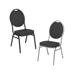 Stol Class basic Stapelbar Hammarlack Svart/Grå