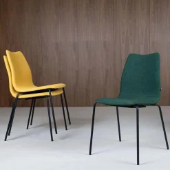 Stol inoff Knuff Helklädd Beige/Svart