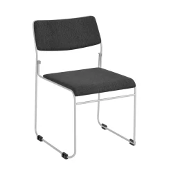 Stol Nice Stapelbar Svart/Silver