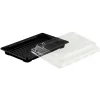 Sushiform m lock PS svart/klar 220x140x40mm 500ml