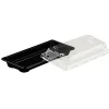 Sushiform m lock PS svart/klar 220x90x40mm 330ml