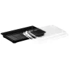 Sushiform m lock PS svart/klar 240x150x40mm 600ml