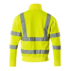 Sweatshirt Mascot Med Blixtlås 50115-950 Varselgul S