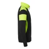 Sweatshirt Top Swede 223 Svart/Varselgul XS