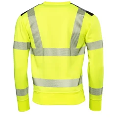 Sweatshirt Worksafe 5710360 Varselgul/Svart 2XS
