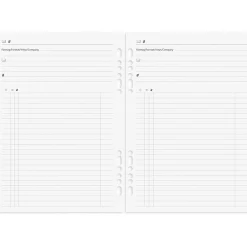 Systemkalender Burde 4878 Business Skinn Exklusiv 2027