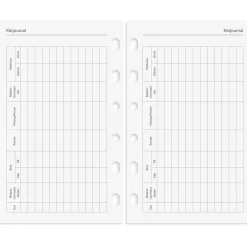 Systemkalender Burde 4211 Compact Konstläder 2027 Svart