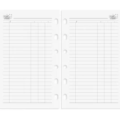 Systemkalender Burde 4211 Compact Konstläder 2027 Svart