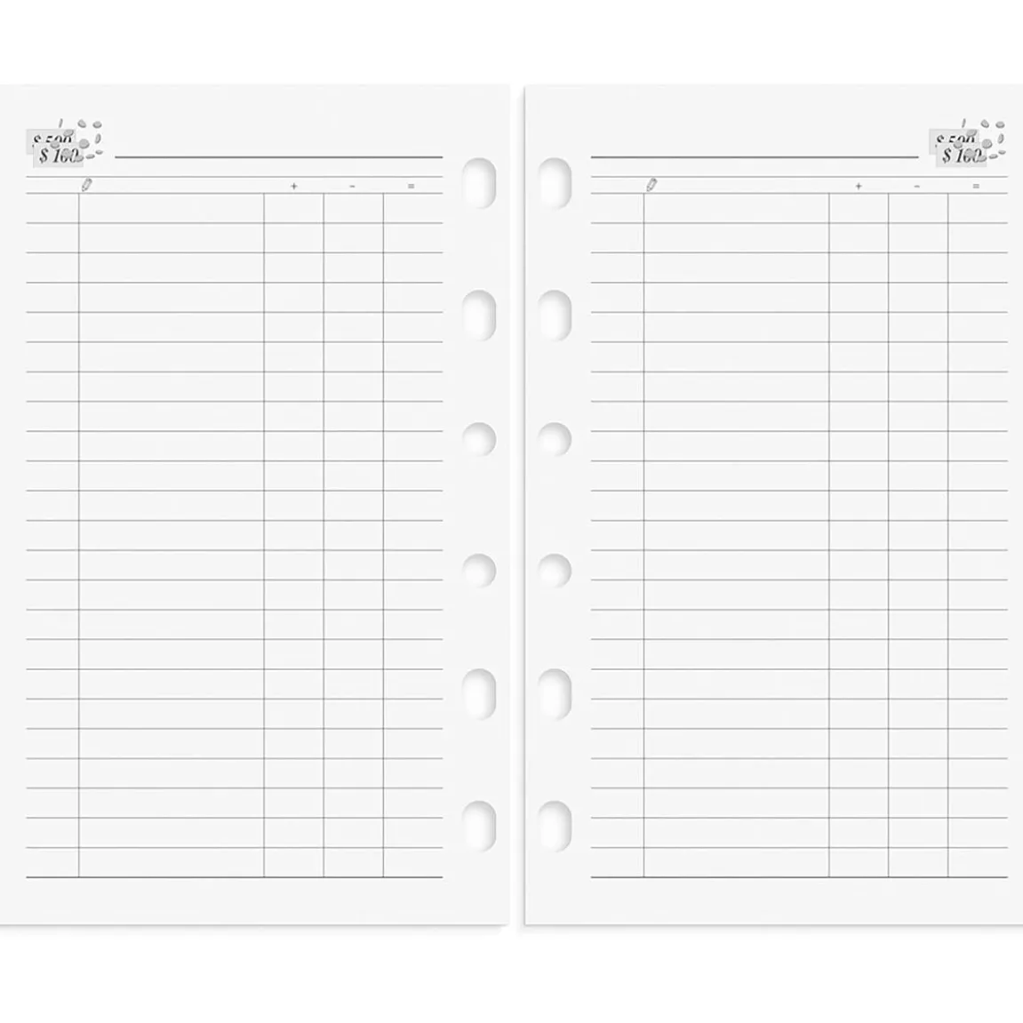 Systemkalender Burde 4211 Compact Konstläder 2027 Svart