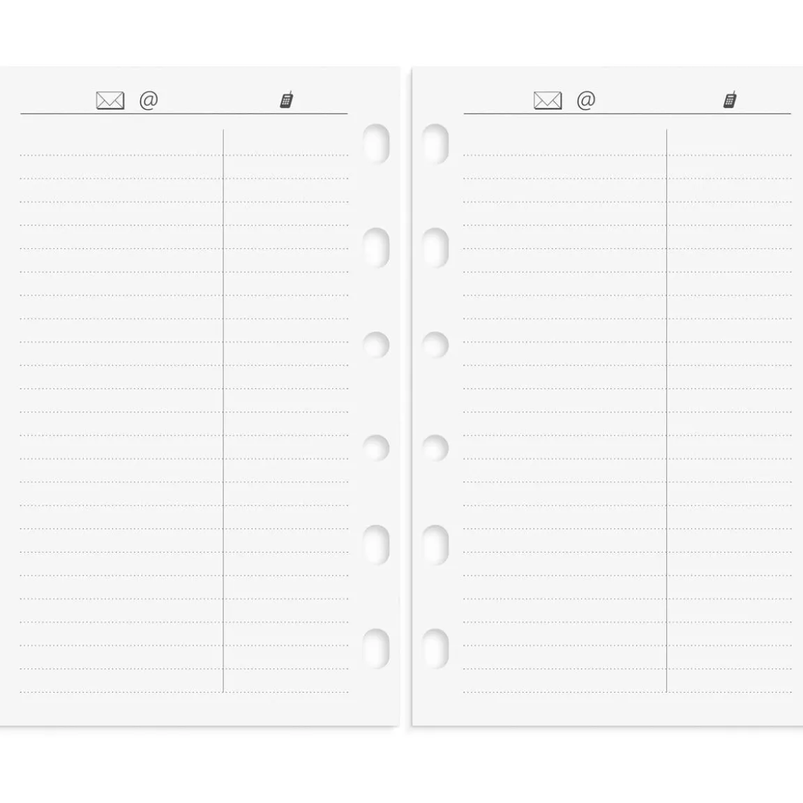Systemkalender Burde 4211 Compact Konstläder 2027 Svart