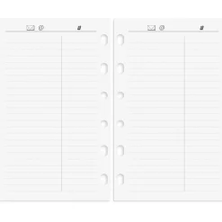 Systemkalender Burde 4278 Compact Skinn 2027 Svart
