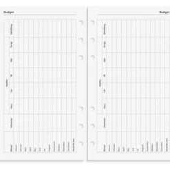 Systemkalender Burde 4611 Regent Konstläder 2027 Svart