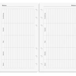 Systemkalender Burde 4611 Regent Konstläder 2027 Svart