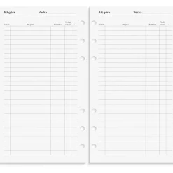 Systemkalender Burde 4611 Regent Konstläder 2027 Svart