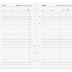 Systemkalender Burde 4679 Regent Skinn 2027 Brun