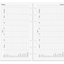 Systemkalender Burde 4679 Regent Skinn 2027 Brun
