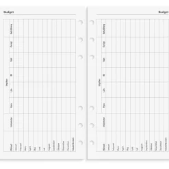 Systemkalender Burde 4678 Regent Skinn 2027 Svart