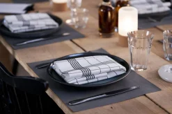 Tablett Duni BIO Dunicel Linnea Svart 30x40cm