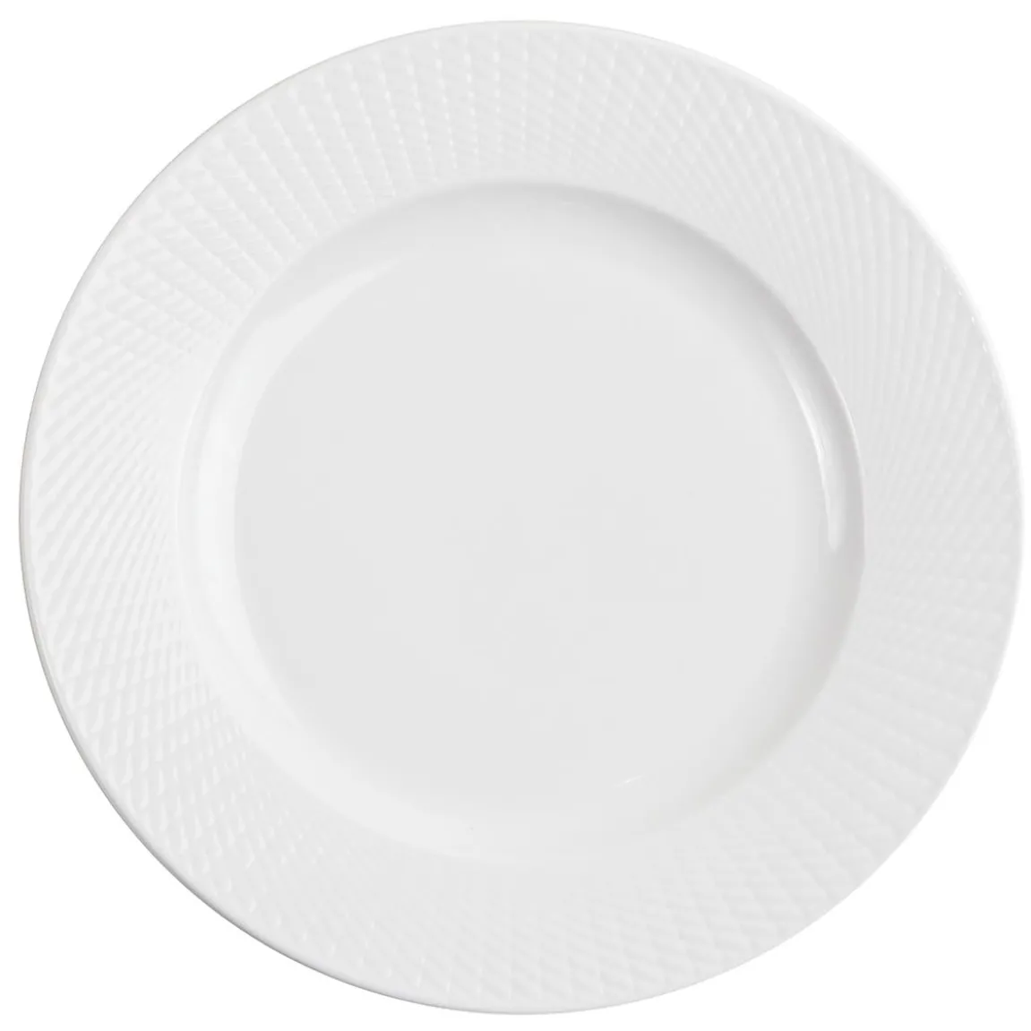 Tallrik Exxent Victoria Flat Vit Ø22,5cm