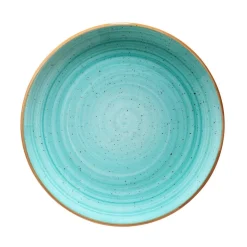 Tallrik Lifestyle Flat Aqua Ø19cm