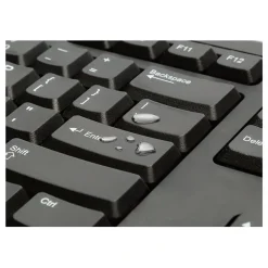 Tangentbord Kensington EQ KB100S Med Sladd PN Svart