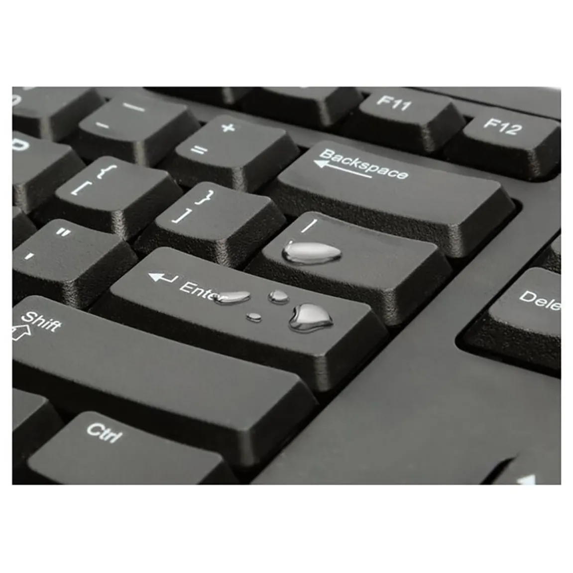Tangentbord Kensington EQ KB100S Med Sladd PN Svart